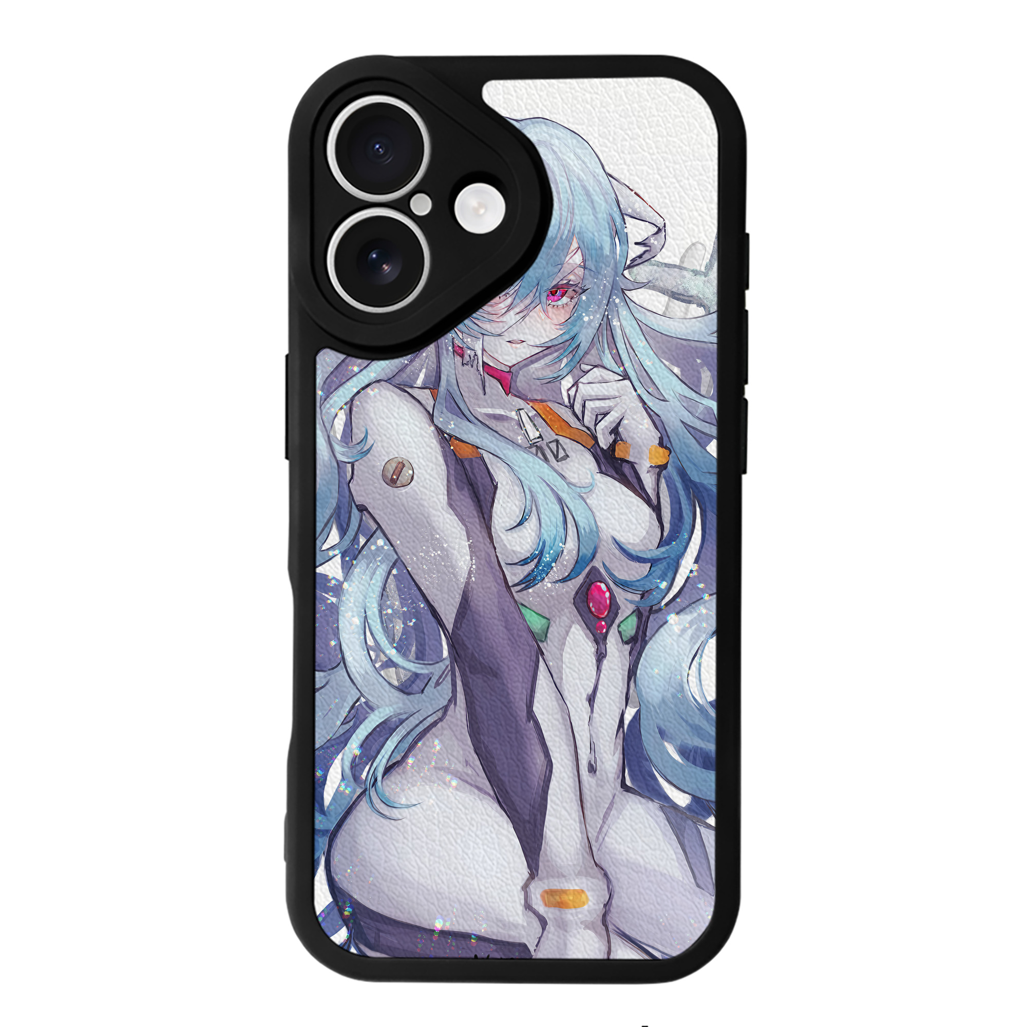 （画像用） EVA 新世紀エヴァンゲリオン 【iPhone 16シリーズ対応】シリコンスマホケース（レザー調） 材質：シリコン